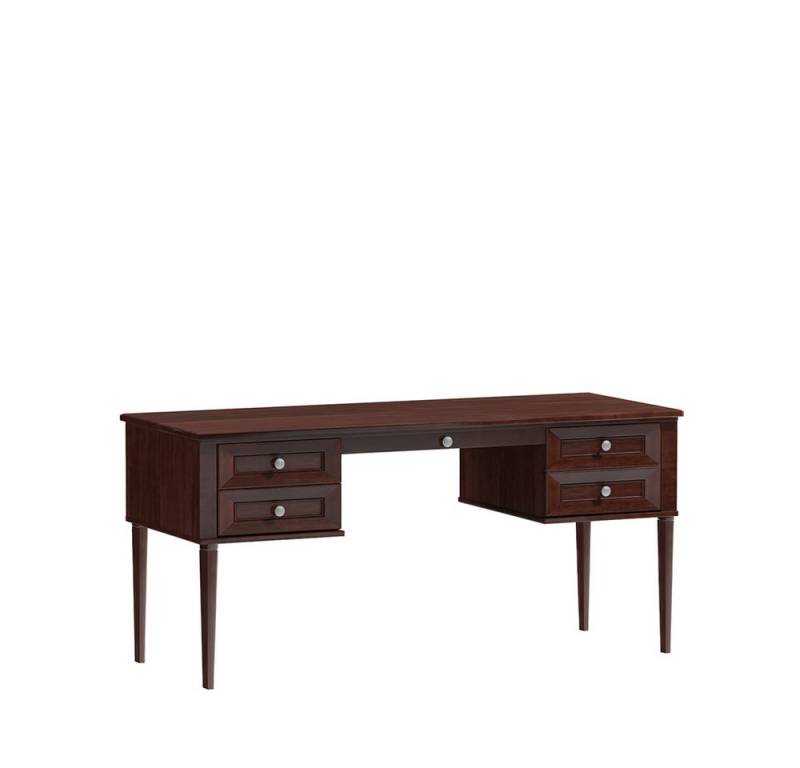 JVmoebel Arbeitstisch Klassischer Antik Schreibtisch aus Holz in Braun für das Büro (Arbeitstisch), Made in Europa von JVmoebel