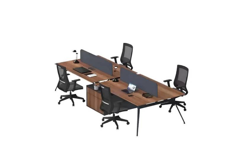 JVmoebel Arbeitstisch Massivholz Büroarbeitsplatz Schreibtisch Möbel für Zuhause (1-St., Arbeitstisch), Made in Europa von JVmoebel