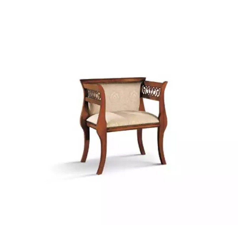 JVmoebel Armlehnstuhl Eleganter Designer-Stuhl aus Holz für das Esszimmer (1 St), Made in Italy von JVmoebel