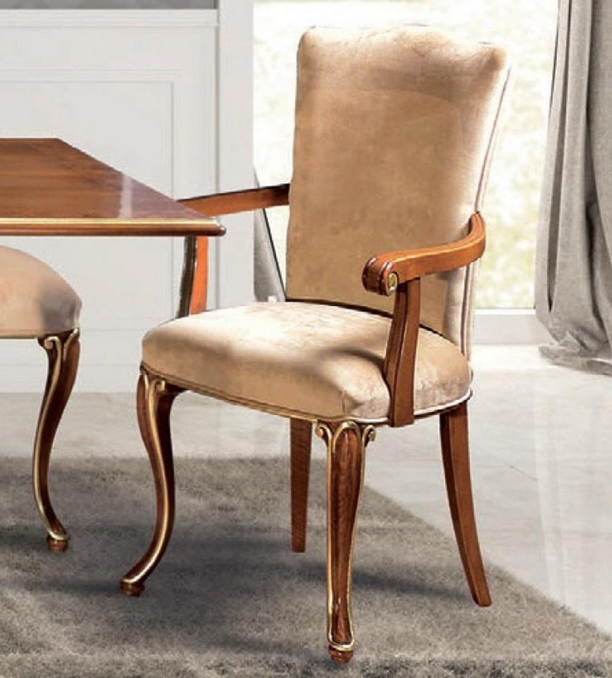 JVmoebel Armlehnstuhl Klassischer Holz Sessel für das Esszimmer – Italienisches Design, Made in Europa JVmoebel Armlehnstuhl Klassischer Holz Sessel für das Esszimmer – Italienisches Design, Made in Europa von JVmoebel