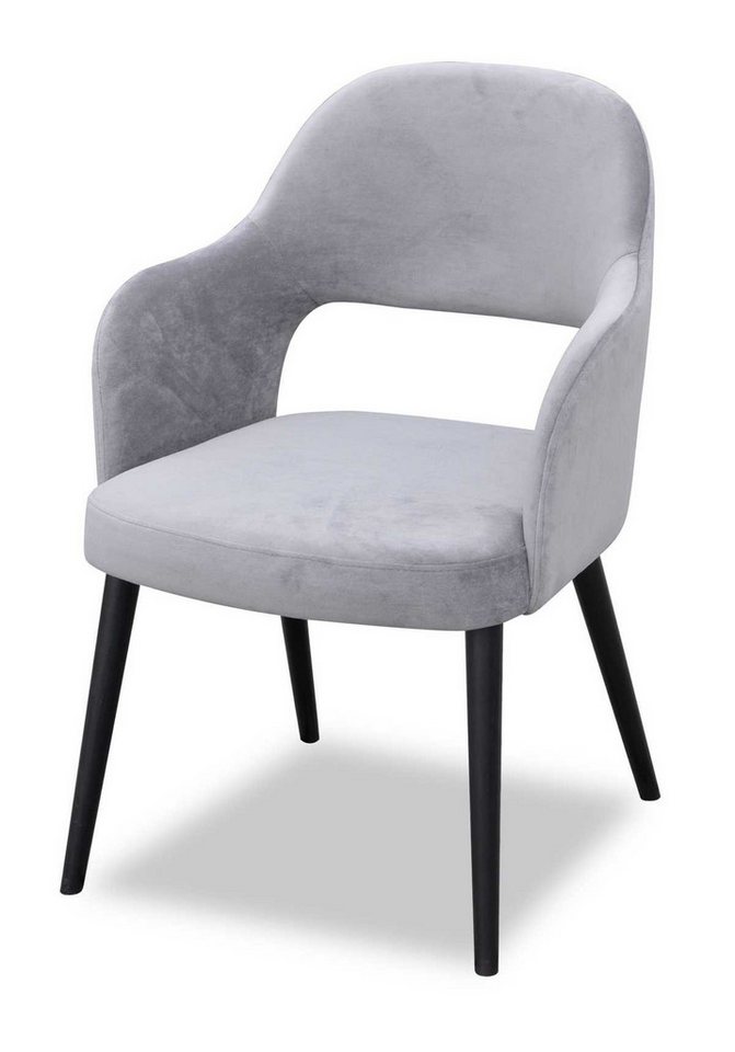 JVmoebel Armlehnstuhl Luxus Esszimmer Sitzkomfort: Moderner Polsterstuhl Sessel (1 St), Made in Europa von JVmoebel