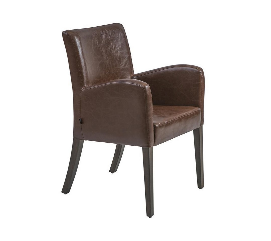 JVmoebel Armlehnstuhl Modischer Esszimmerstuhl mit Armlehnen - Bequemer Polstersessel (1 St), Made in Europa von JVmoebel