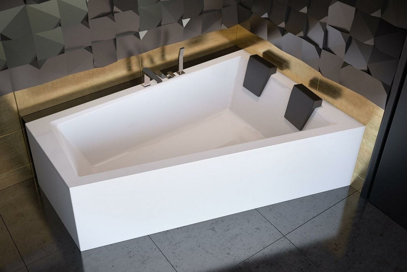 JVmoebel Badewanne, Design Badewanne Eck Neu Badewannen Wannen Modern von JVmoebel