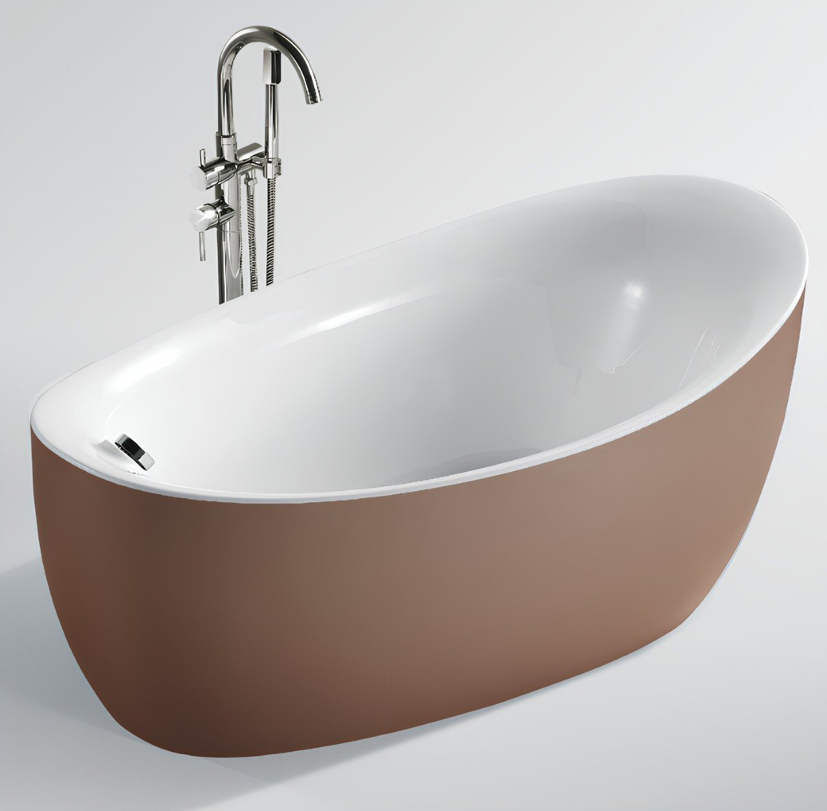 JVmoebel Badewanne Acryl Badewanne Wanne Standbadewanne Freistehende Modern Badezimmer, (1-tlg), Made in Europa von JVmoebel