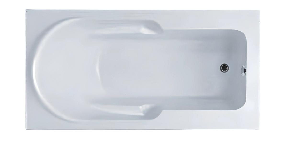 JVmoebel Badewanne Luxus Badewanne 150x74 cm Weiß Acryl Einbauwanne Wellnessbad, Made in Europe von JVmoebel