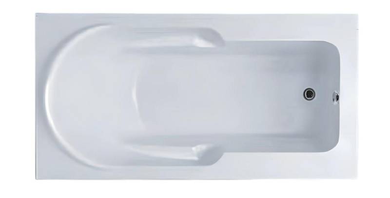 JVmoebel Badewanne Luxus Badewanne 150x74 cm Weiß Acryl Einbauwanne Wellnessbad, Made in Europe von JVmoebel