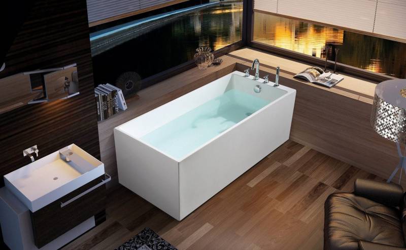 JVmoebel Badewanne Luxus Badewanne Badezimmer Acryl Wanne 140x70 Wannen Komplett Design, (1-tlg), Made in Europa von JVmoebel