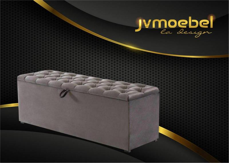 JVmoebel Bank Chesterfield Zweisitzer Sitzbank Ottoman Hocker aus Textil, Made in Europa JVmoebel Bank Chesterfield Zweisitzer Sitzbank Ottoman Hocker aus Textil, Made in Europa von JVmoebel