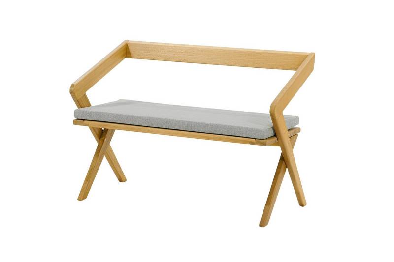JVmoebel Bank Exklusive Loft Gartenbank Robuste Outdoor Holz Möbel Rückenlehne Bank (Bank mit Rückenlehne), Made in Europa von JVmoebel