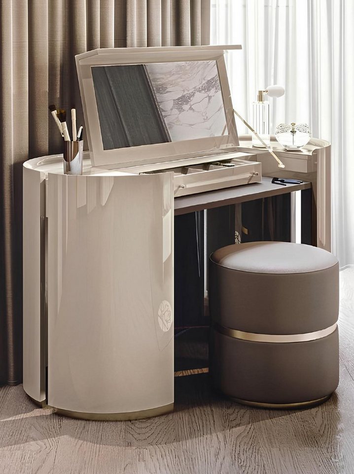 JVmoebel Bank Schlafzimmer Möbel Design Pouffe Möbel Fußhocker Bank Möbel Bizzotto (Pouffe), Made in Europa von JVmoebel