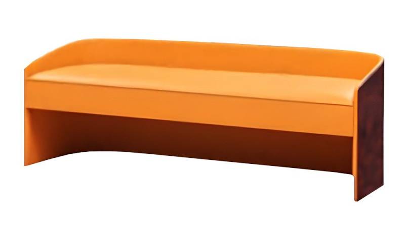 JVmoebel Bank Sitz Polster Bank Polster Sitz Hocker Bank Leder Holz Stil Designer (Bench), Made in Europa von JVmoebel
