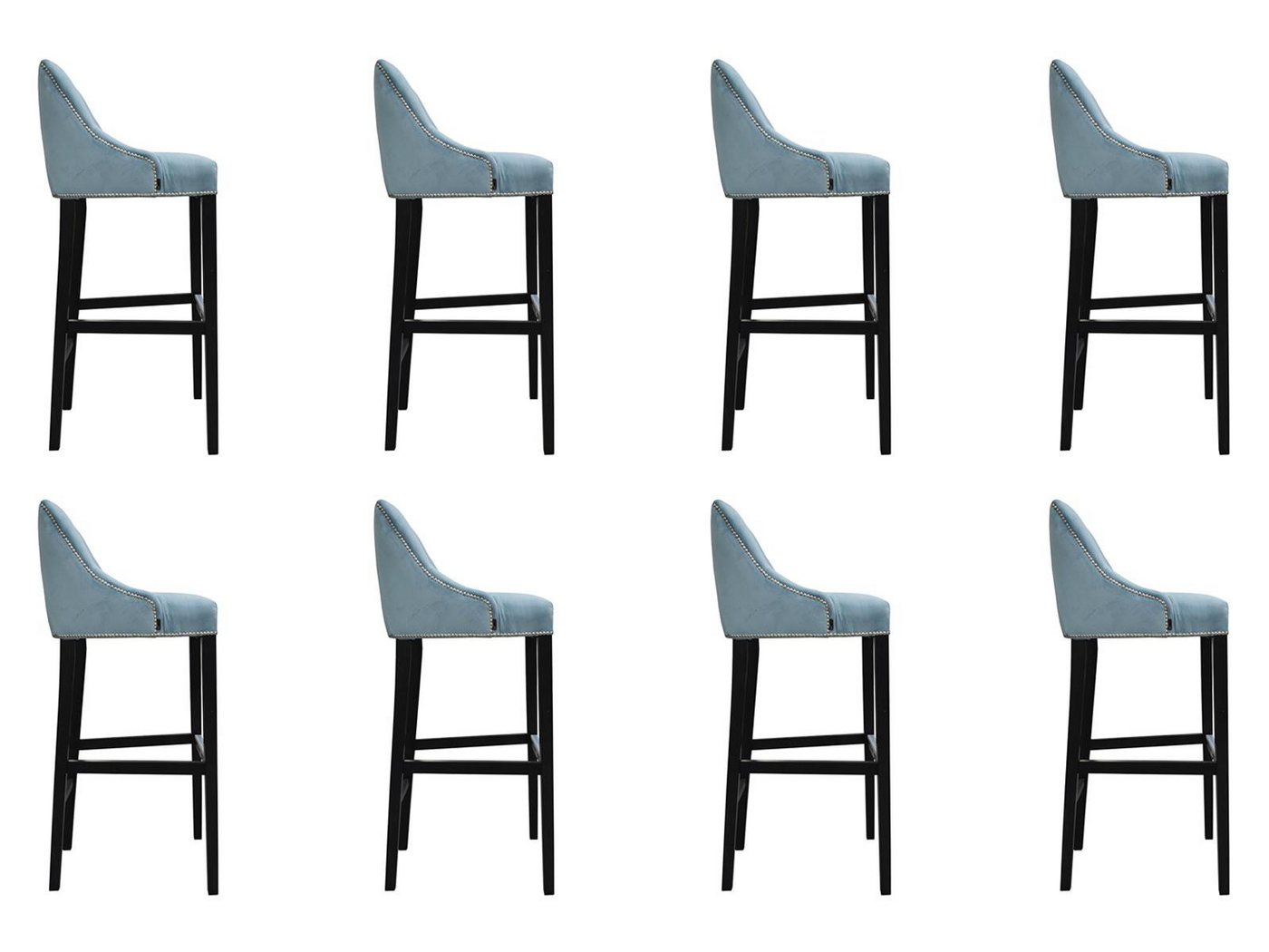 JVmoebel Barhocker 8x Hocker Bar Lehnstuhl Polster Stühle Sessel Wohn Zimmer Stuhl, Made in Europa JVmoebel Barhocker 8x Hocker Bar Lehnstuhl Polster Stühle Sessel Wohn Zimmer Stuhl, Made in Europa von JVmoebel