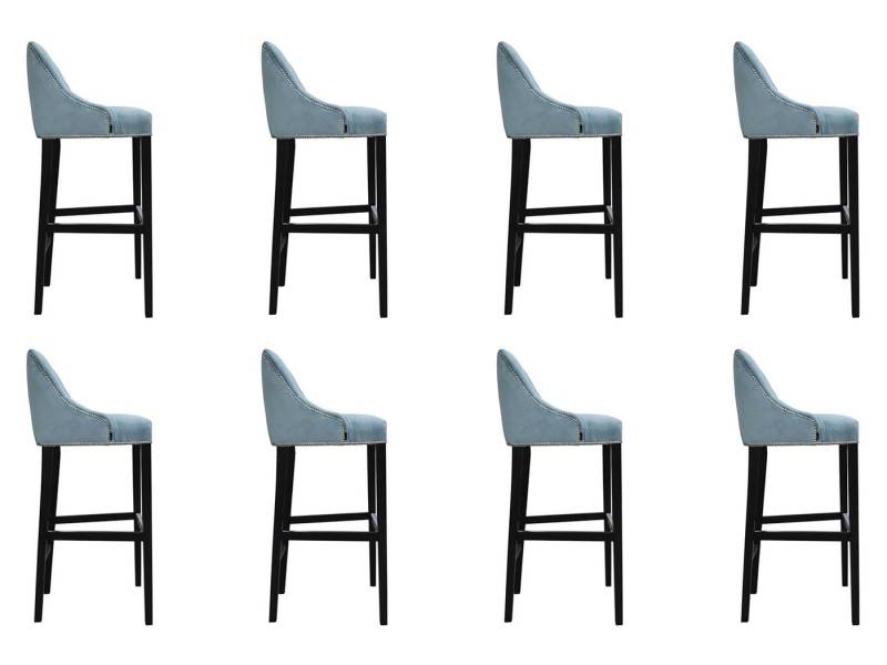 JVmoebel Barhocker 8x Hocker Bar Lehnstuhl Polster Stühle Sessel Wohn Zimmer Stuhl, Made in Europa von JVmoebel
