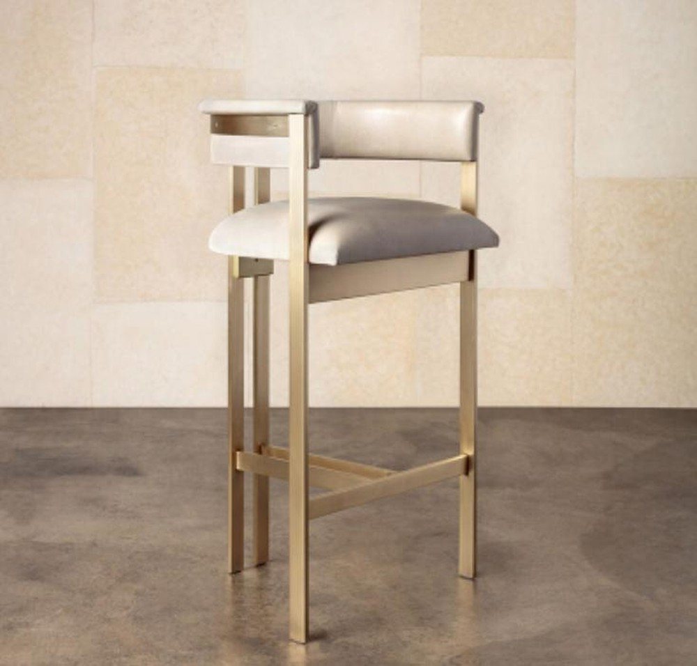 JVmoebel Barhocker Beiger Einzelstuhl für das Esszimmer – Modernes Design-Möbel (1 St., Barstuhl), Made in Europa von JVmoebel