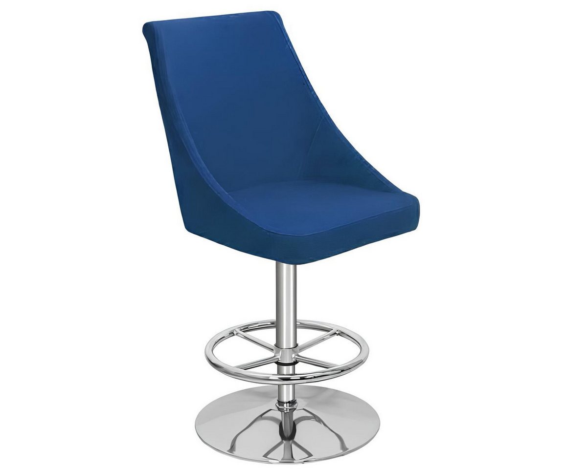 JVmoebel Barhocker Eleganter Designer Barhocker in Blau – Hochwertige Textilmöbel (1 St), Made in Europa von JVmoebel