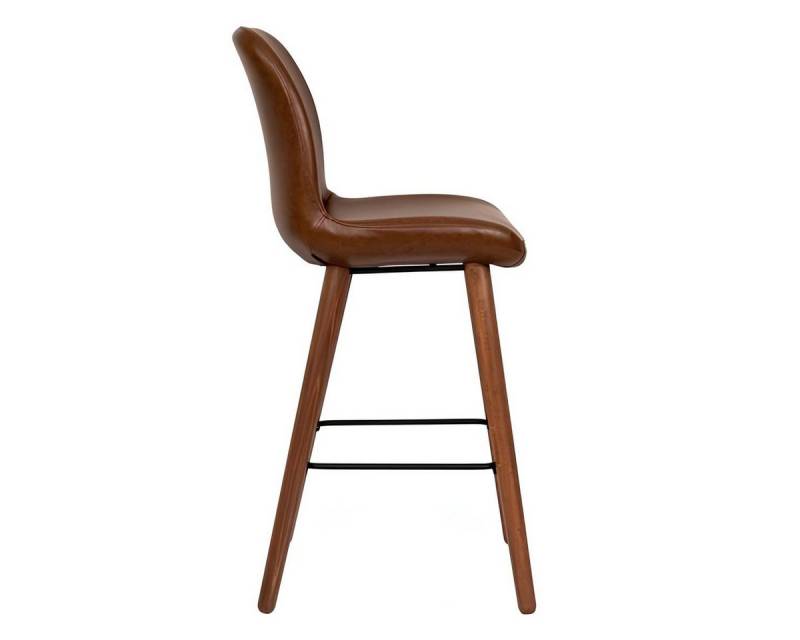 JVmoebel Barhocker Luxuriöser Brauner Esszimmerstuhl – Designer Lehnstuhl für Möbel (1 St), Made in Europa von JVmoebel