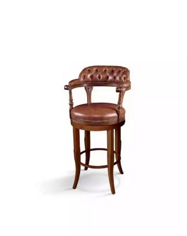 JVmoebel Barhocker Luxuriöser Chesterfield Barhocker mit gepolstertem Sitz (1 St., Barhocker), Made in Europa von JVmoebel