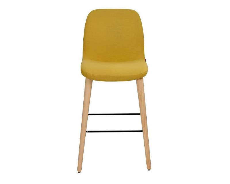 JVmoebel Barhocker Luxuriöser Gelber Esszimmerstuhl Designmöbel Lehnstuhl (1 St), Made in Europa von JVmoebel