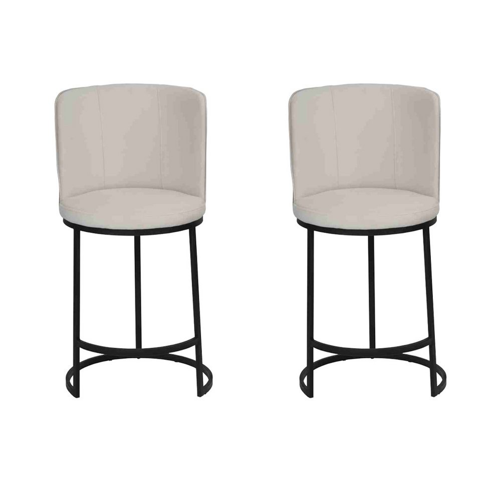 JVmoebel Barhocker Moderne Polster-Barhocker für Esszimmer - 2er Set Stühle (2 St., 2x Stühle), Made in Europa von JVmoebel