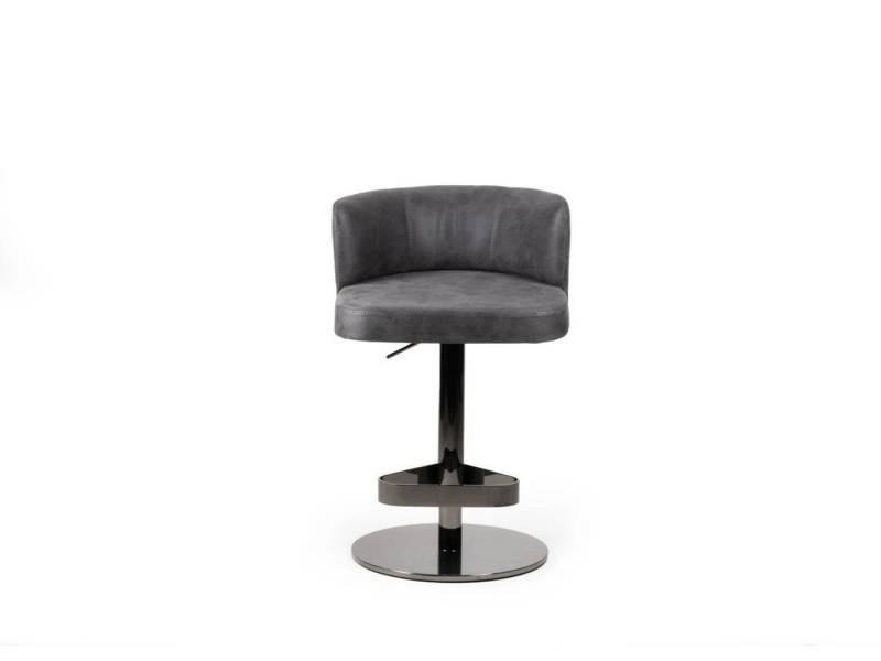 JVmoebel Barhocker Moderner Designer Barhocker in Grau – Elegante Sitzmöbel (1 St., Barhocker), Made in Europa von JVmoebel