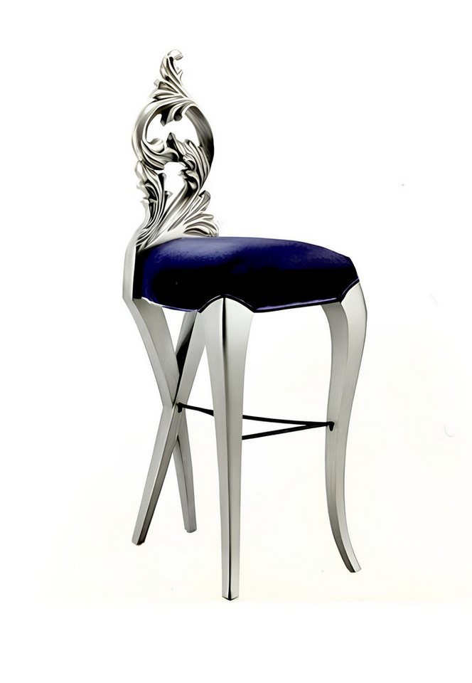 JVmoebel Barhocker Samt Hocker im Chesterfield-Design im Antik-Stil, Made in Europa JVmoebel Barhocker Samt Hocker im Chesterfield-Design im Antik-Stil, Made in Europa von JVmoebel