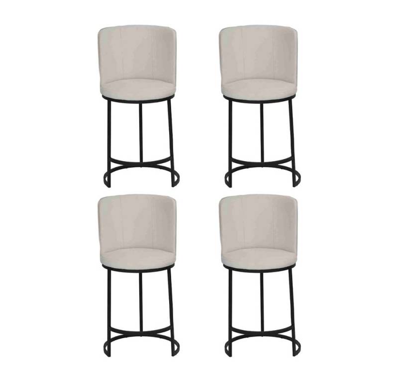 JVmoebel Barhocker Stylische Barhocker im modernen Design für Esszimmer und Küche (4 St., 4x Stühle), Made in Europa von JVmoebel