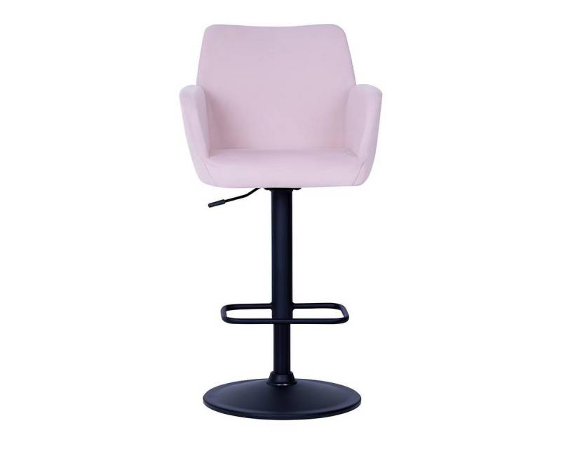 JVmoebel Barhocker Stylischer Rosa Barhocker aus Metall im Designerlook (1 St., 1x Barhocker), Made in Europa von JVmoebel