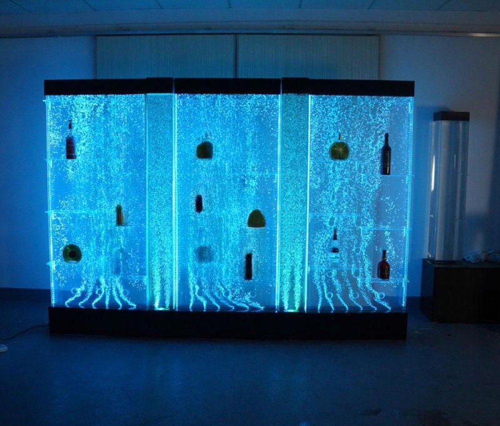 JVmoebel Barschrank Beleuchtete Wasserwand Säule für die Bar oder Theke Made in Europa von JVmoebel