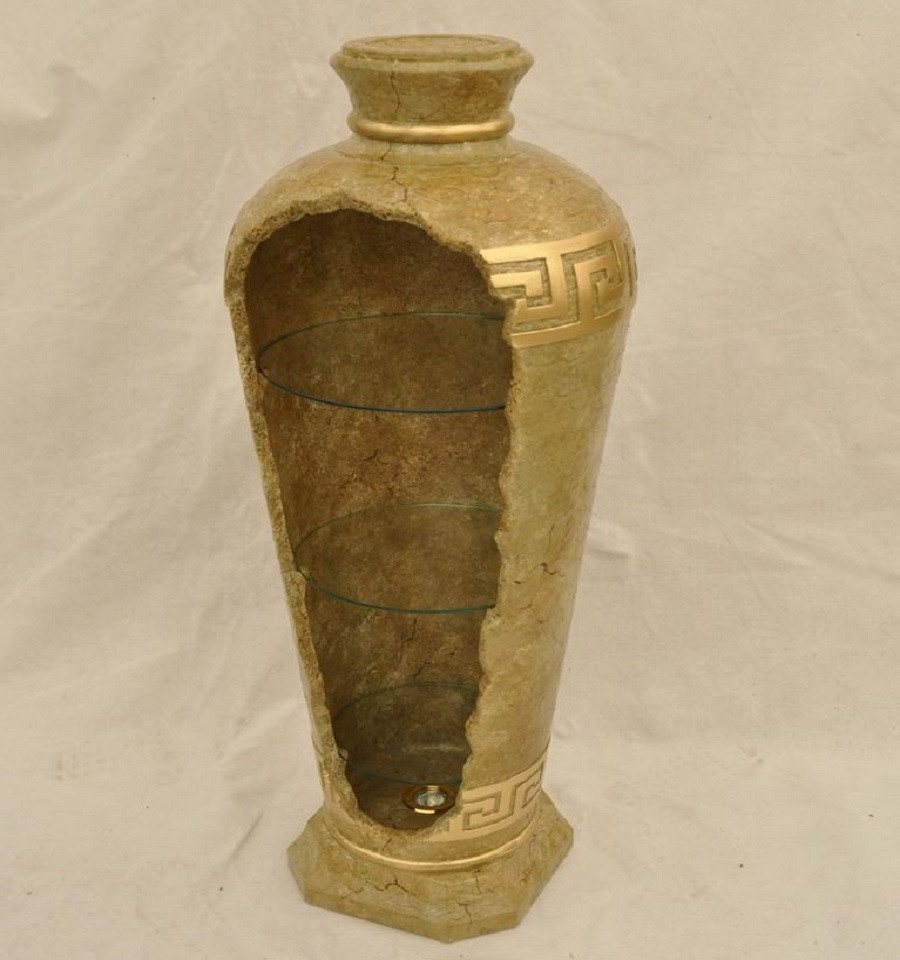 JVmoebel Barschrank XXL Medusa Antik Stil Vitrine Bar Boden Vase Schrank Vintrinen Säule Made in Europa JVmoebel Barschrank XXL Medusa Antik Stil Vitrine Bar Boden Vase Schrank Vintrinen Säule Made in Europa von JVmoebel
