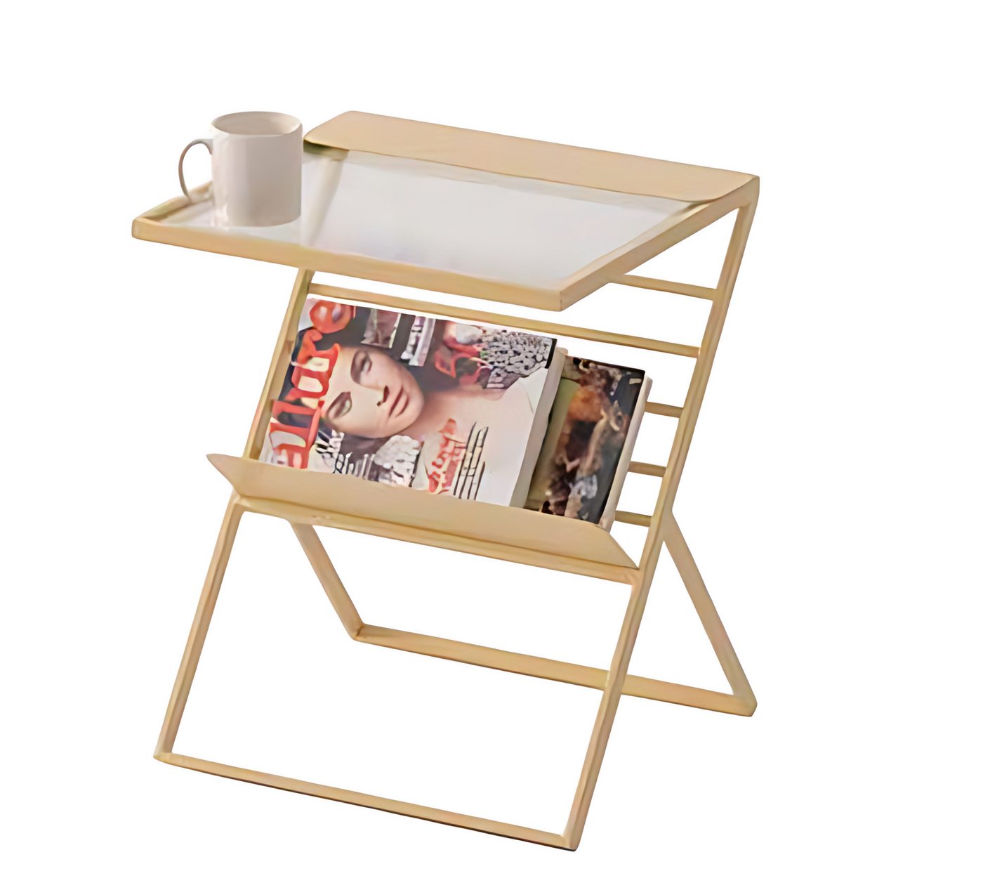 JVmoebel Beistelltisch Beistelltisch & Zeitungsständer in Beige - Kompakt & Robust, Made in Europe JVmoebel Beistelltisch Beistelltisch & Zeitungsständer in Beige - Kompakt & Robust, Made in Europe von JVmoebel