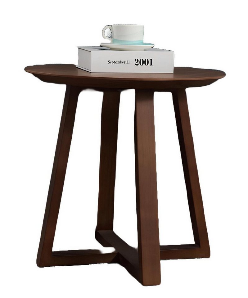 JVmoebel Beistelltisch Design Couch Tisch Holz Sofa Rund Beistell Metall Italienische Möbel (Beistelltisch), Made in Europa von JVmoebel