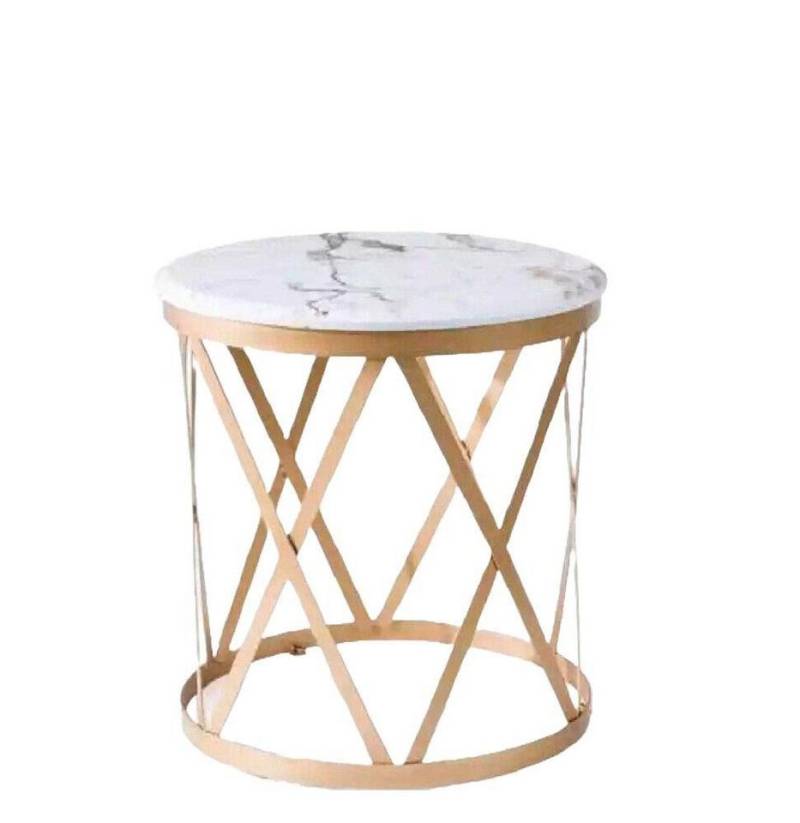 JVmoebel Beistelltisch Wohnzimmer Beistelltisch gold Modern Möbel Material Edelstahl Design (1-St., 1x Beistelltisch), Made in Europa von JVmoebel