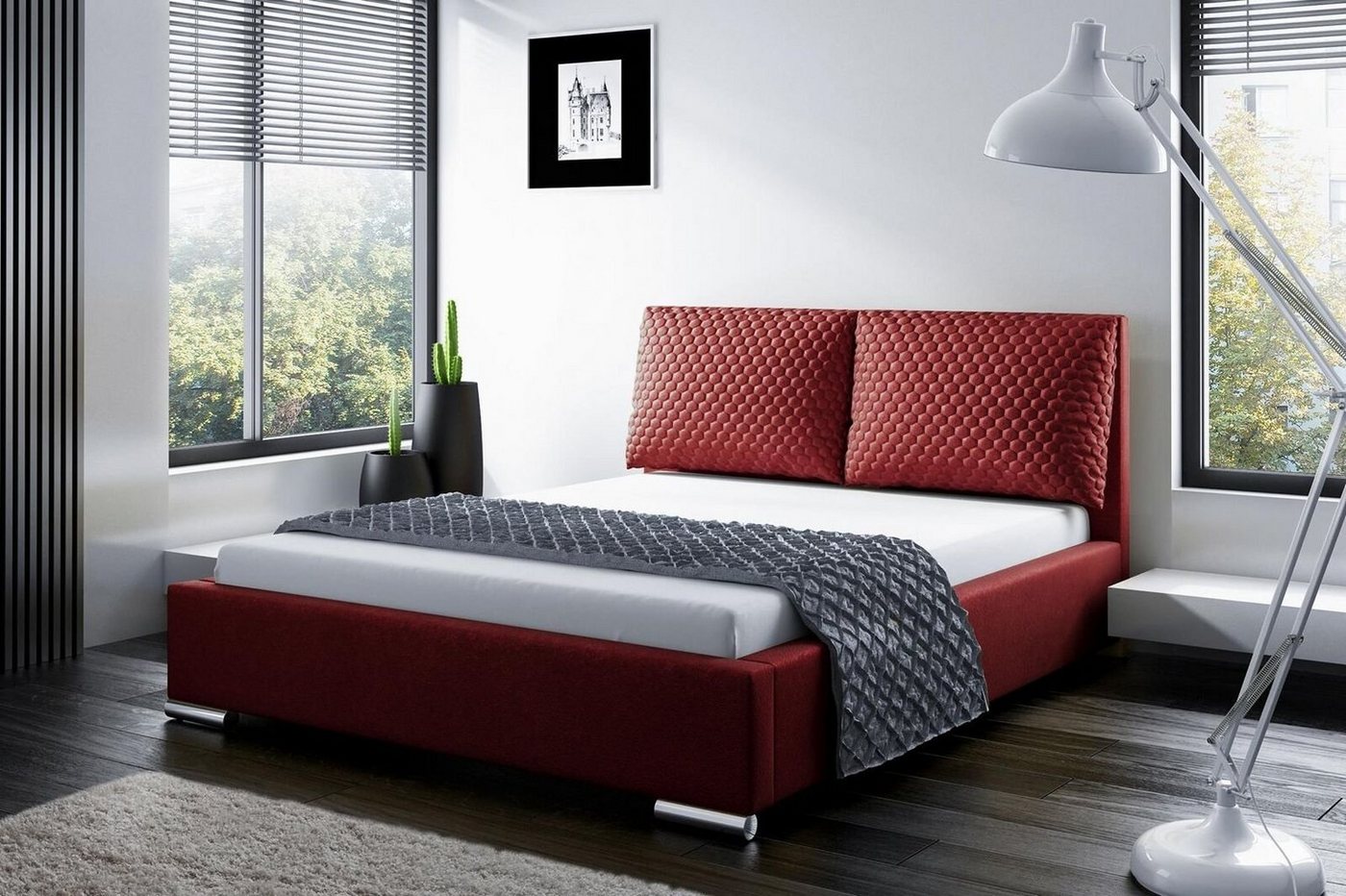 JVmoebel Bett, Bettrahmen Design Doppel Hotel Modern Bett Schlafzimmer Betten von JVmoebel