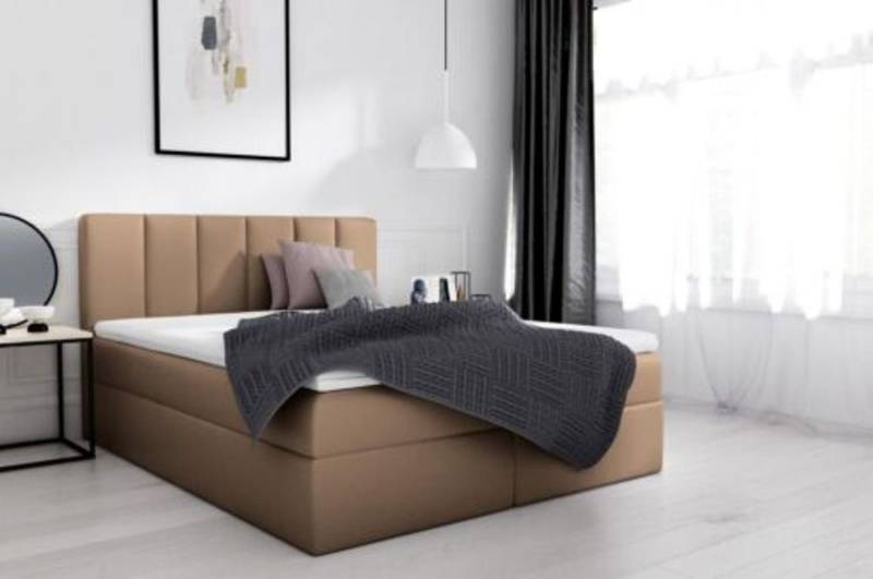 JVmoebel Bett, Boxspringbett Doppelbett Bett mit Bettkasten Ehebett Betten von JVmoebel