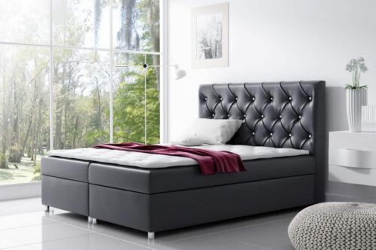 JVmoebel Bett, Chesterfield Bett Modern Boxspringbett Doppelbett Polsterbett Betten von JVmoebel