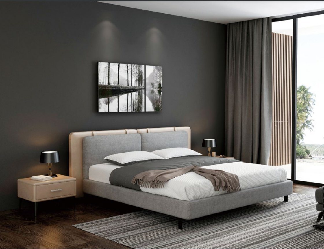 JVmoebel Bett, Doppelbett Bett Ehebett Design Luxus Luxur Betten Polsterbett von JVmoebel
