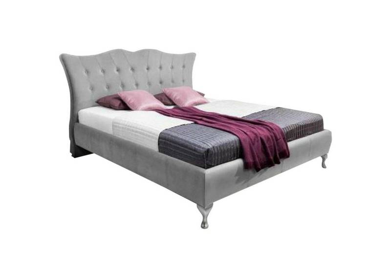 JVmoebel Bett, Klassische Schlafzimmer Betten Textil Bett Chesterfield 140x200 von JVmoebel