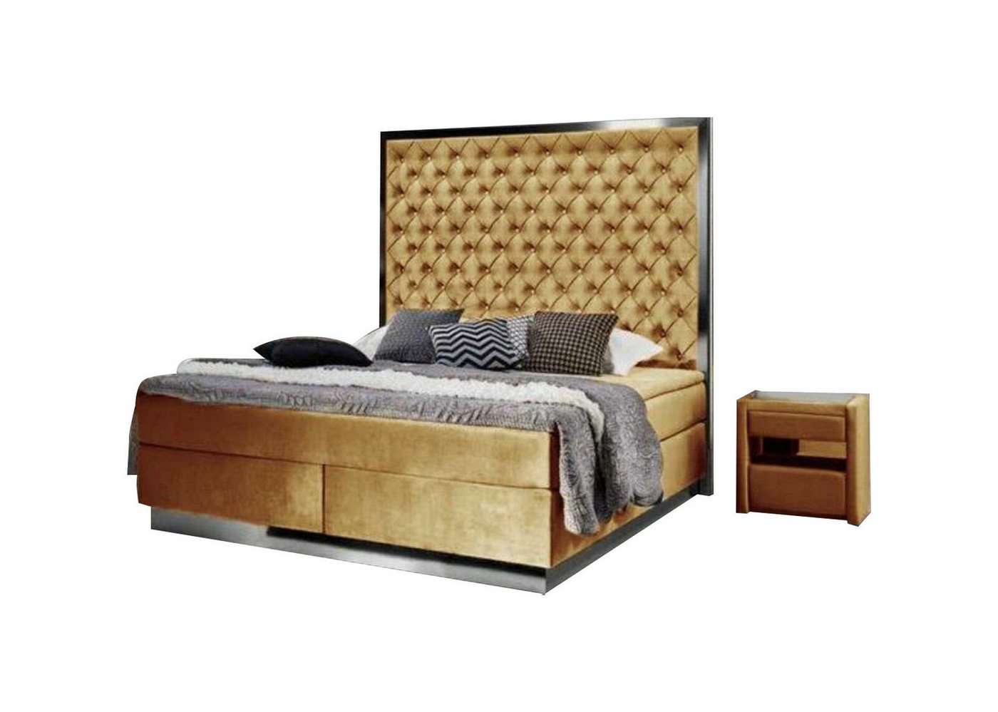 JVmoebel Bett, Komplettes Bett Boxspring Betten Luxus Design Schlafzimmer Möbel von JVmoebel