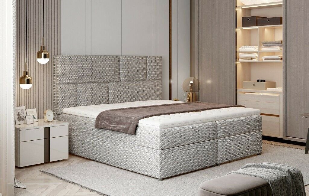 JVmoebel Bett, Luxus Designer Polsterbett Bett Betten Designerbett Boxspring von JVmoebel