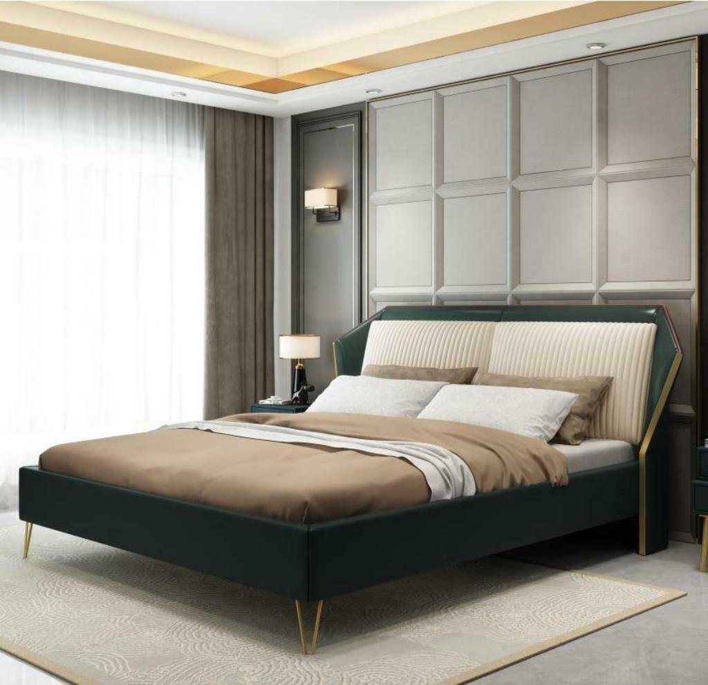 JVmoebel Bett, Luxus Textil Bett Doppel Design Schlafzimmer Klassische Betten von JVmoebel