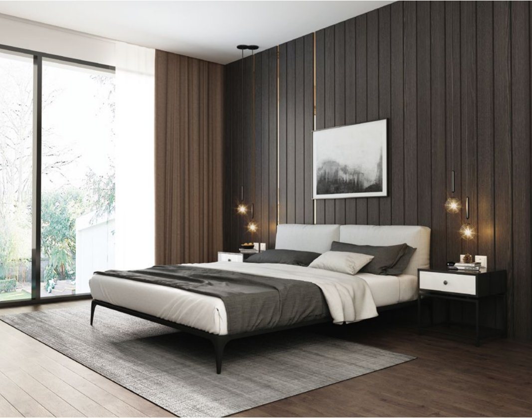 JVmoebel Bett, Polsterbett Betten Bett Polster Designer Hotel Doppel Luxus Design von JVmoebel