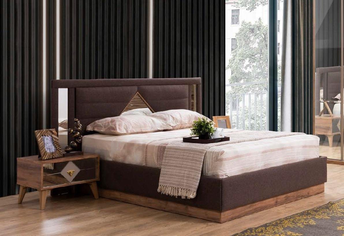 JVmoebel Bett Bett Luxus Betten Holz Bettrahmen Design Modern Bettgestelle Möbel von JVmoebel