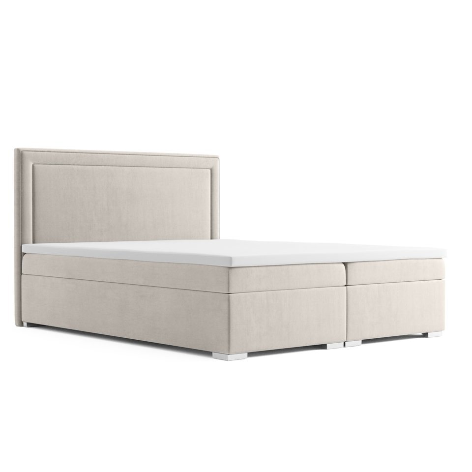 JVmoebel Boxspringbett Boxspring Lila Bett Hotel Doppel Betten Samt Luxus Neu Polster Kasten, Made in Europa JVmoebel Boxspringbett Boxspring Lila Bett Hotel Doppel Betten Samt Luxus Neu Polster Kasten, Made in Europa von JVmoebel