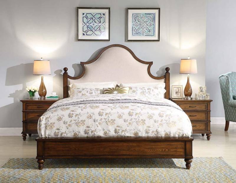 JVmoebel Polsterbett Braune Doppelbett-Polsterung für Hotelzimmer Textil, Made in Europa JVmoebel Polsterbett Braune Doppelbett-Polsterung für Hotelzimmer Textil, Made in Europa von JVmoebel