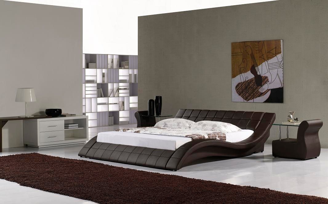 JVmoebel Bett Designer Polsterbett Bett Betten Lederbett Doppelbett Designerbett von JVmoebel