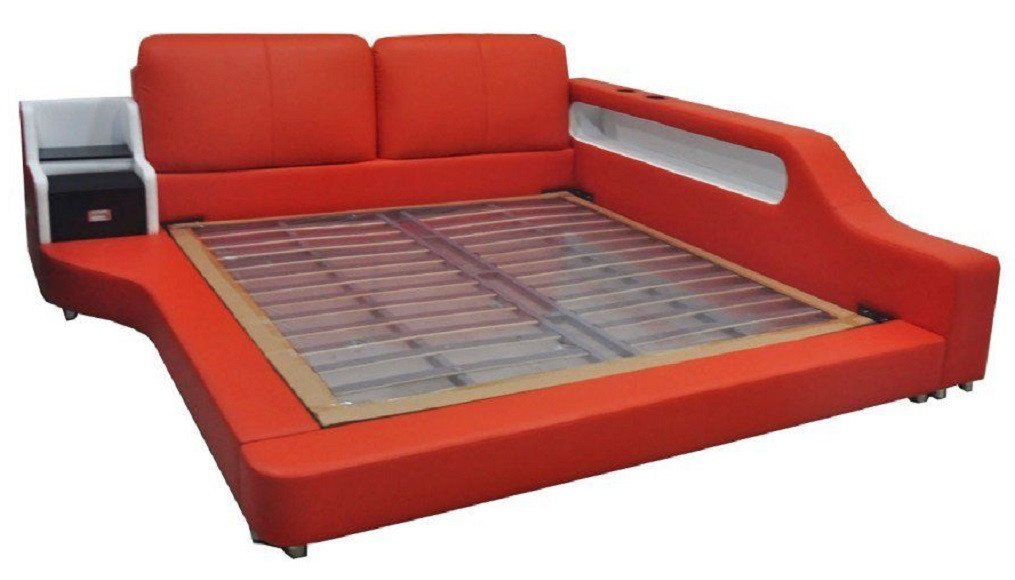 JVmoebel Polsterbett Doppel Luxus Design Leder Bett Polster Betten Moderne Multifunktion, Made in Europa JVmoebel Polsterbett Doppel Luxus Design Leder Bett Polster Betten Moderne Multifunktion, Made in Europa von JVmoebel