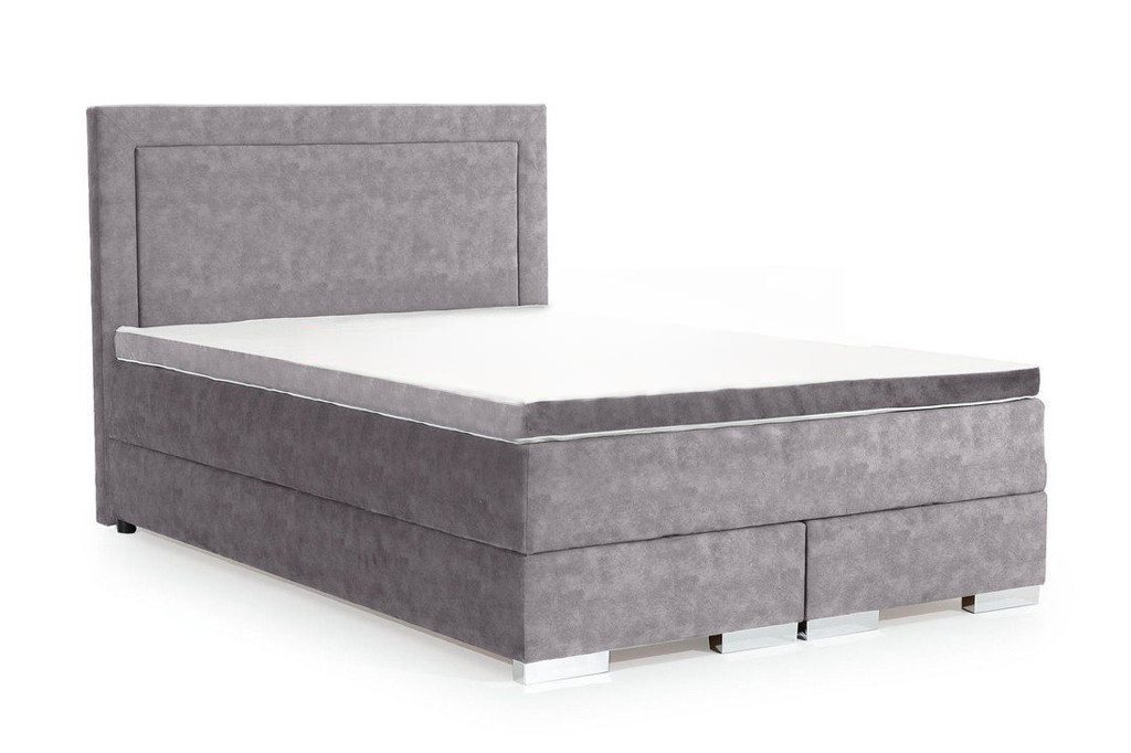 JVmoebel Boxspringbett Himmplisches Boxspringbett Doppeltes Bett mit Matratze und Topper (Bett), Made in Europa von JVmoebel