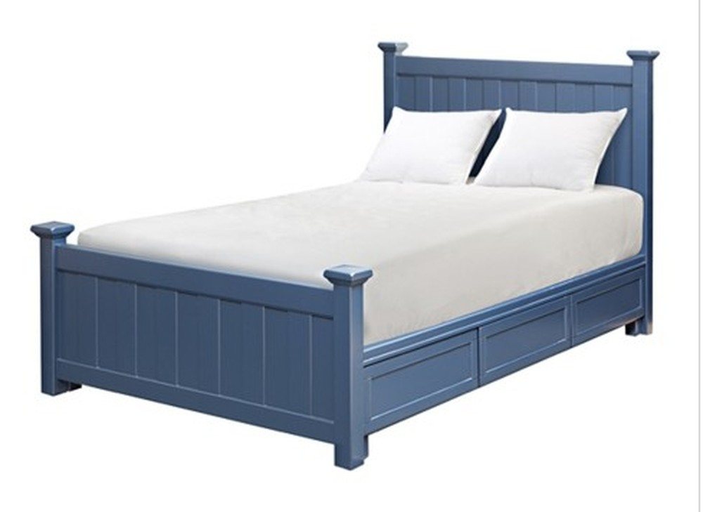 JVmoebel Bett Klassisches Doppelbett aus echtem Holz im Landhausstil (Bett), Made in Europa von JVmoebel