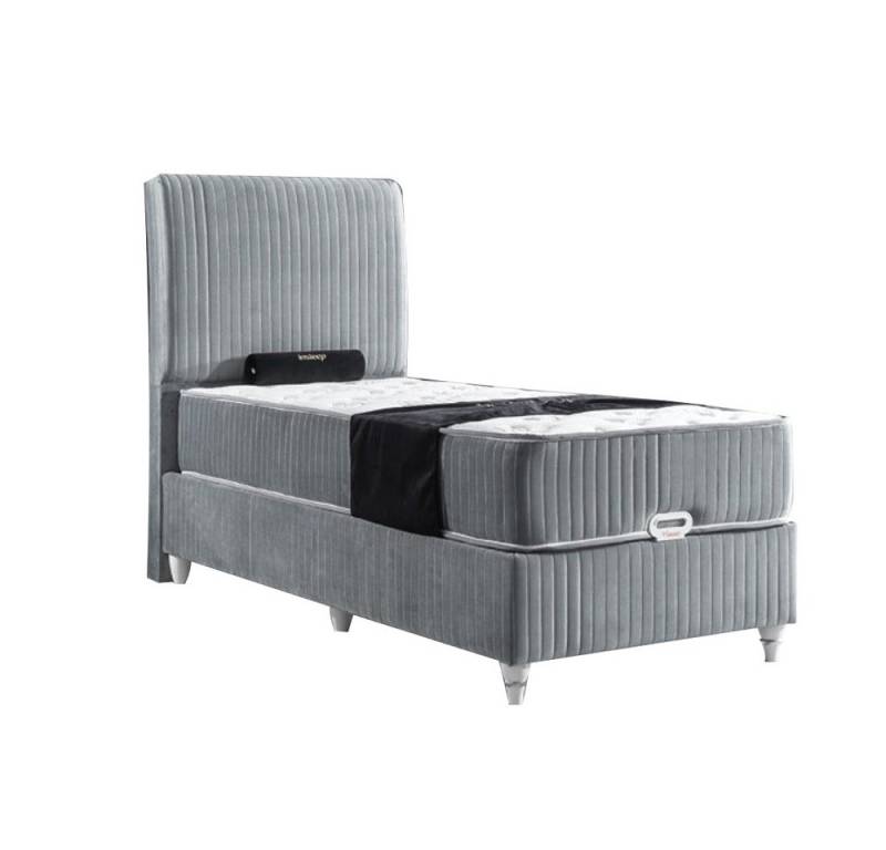 JVmoebel Bett Luxus Boxspring Bett Hotel Singel Betten mit Matratze, Made in Europa von JVmoebel