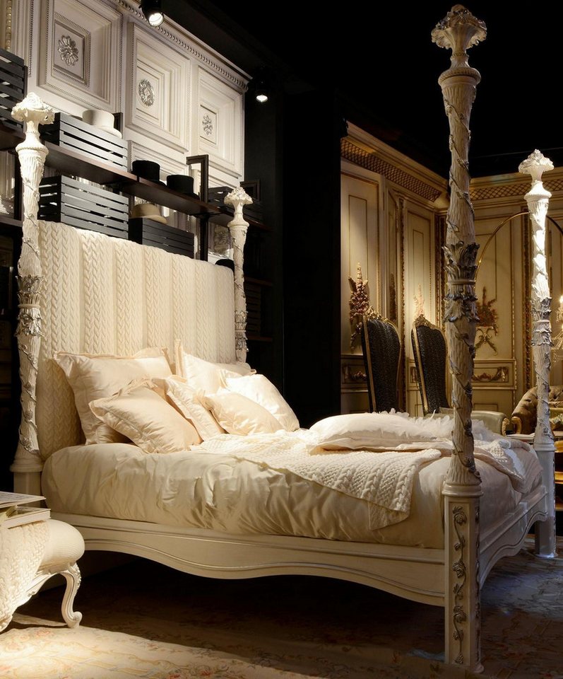 JVmoebel Polsterbett Luxus Polsterbett Design Modern Doppelbett Schlafzimmer Holz (Bett), Made in Europa von JVmoebel